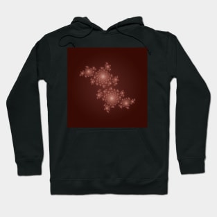 Fractal Coral - Red / Maroon Hoodie